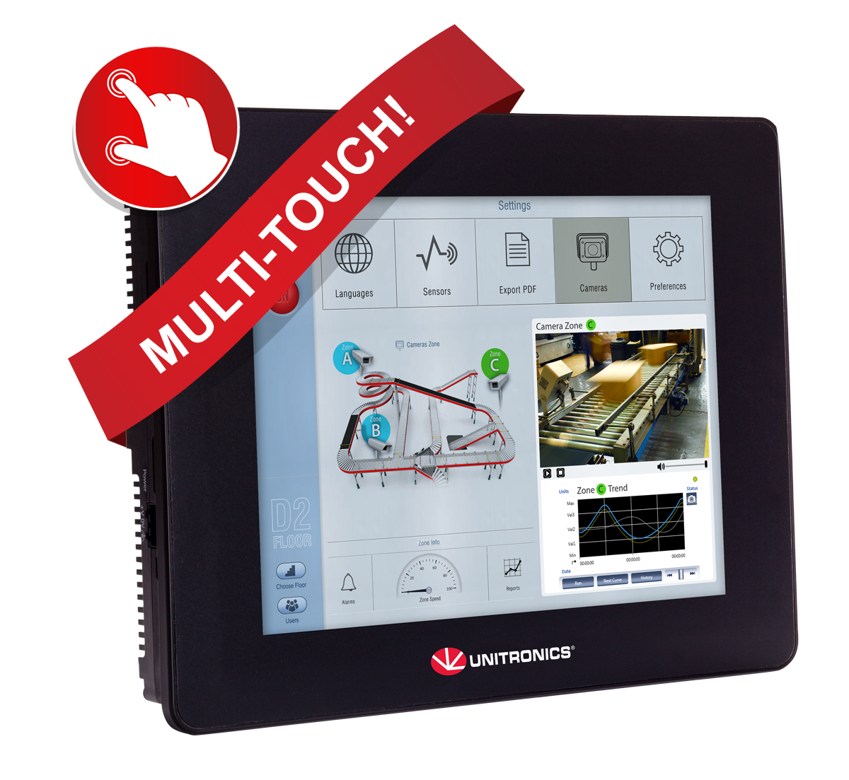 Представляем новый UniStream 10,4'" c Multi-Touch